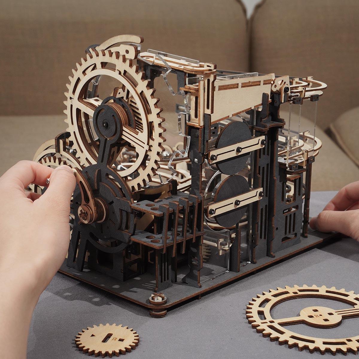 Marble Night City - 3D Wooden Puzzle by Extoril