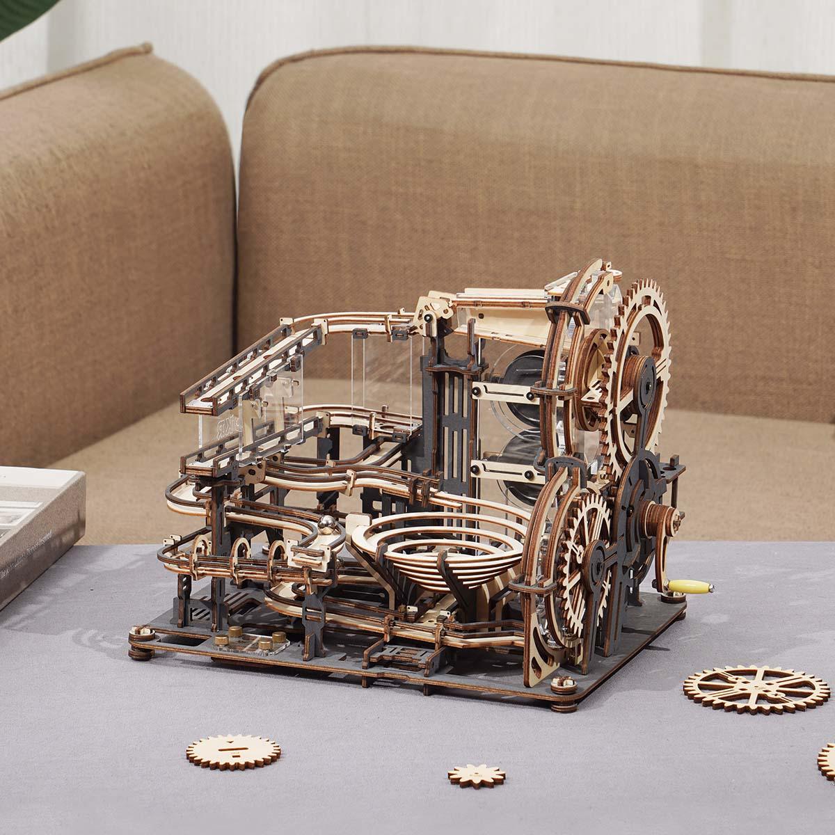 Master Marble Collection - Complete 5-Model Engineering Set - 3D Wooden Puzzle by Extoril