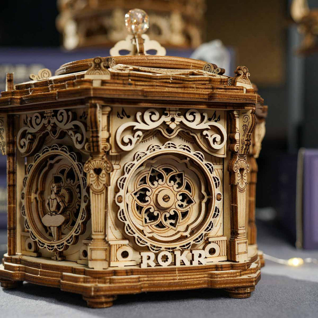 Mystical Clockwork Garden - 3D Wooden Puzzle by Extoril