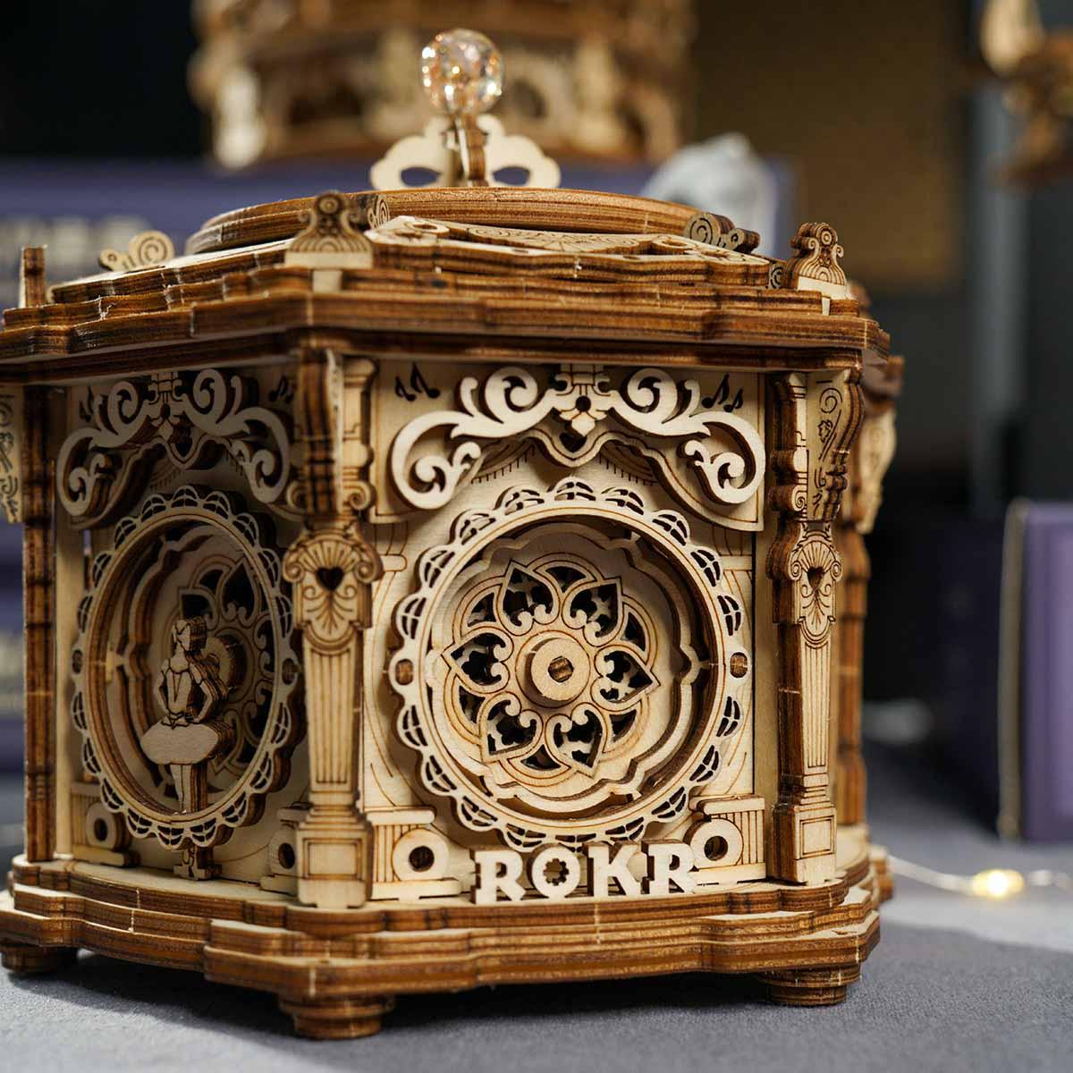 Mystical Clockwork Garden - 3D Wooden Puzzle by Extoril