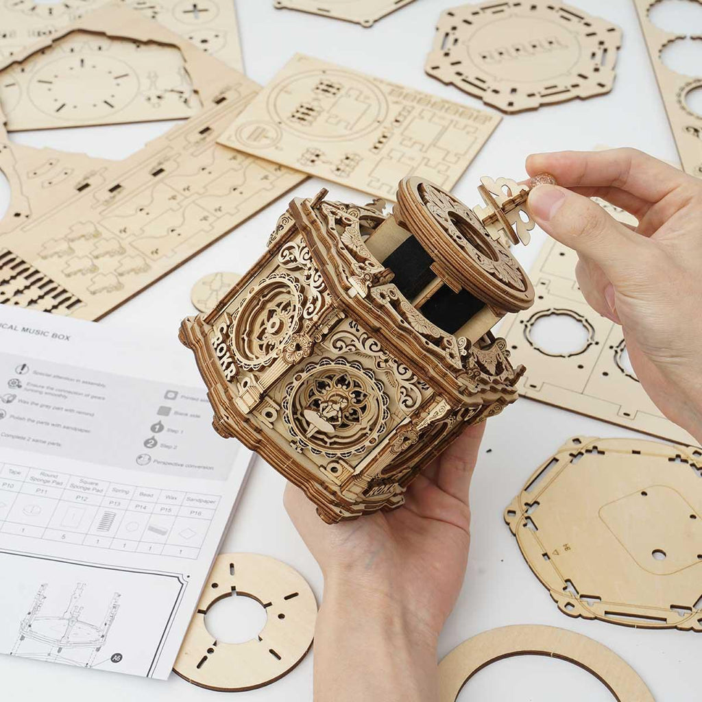 Mystical Clockwork Garden - 3D Wooden Puzzle by Extoril