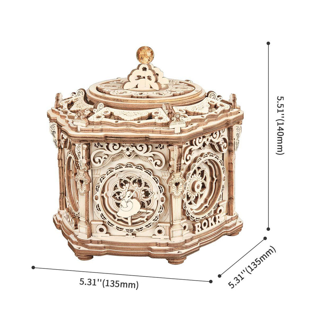 Mystical Clockwork Garden - 3D Wooden Puzzle by Extoril