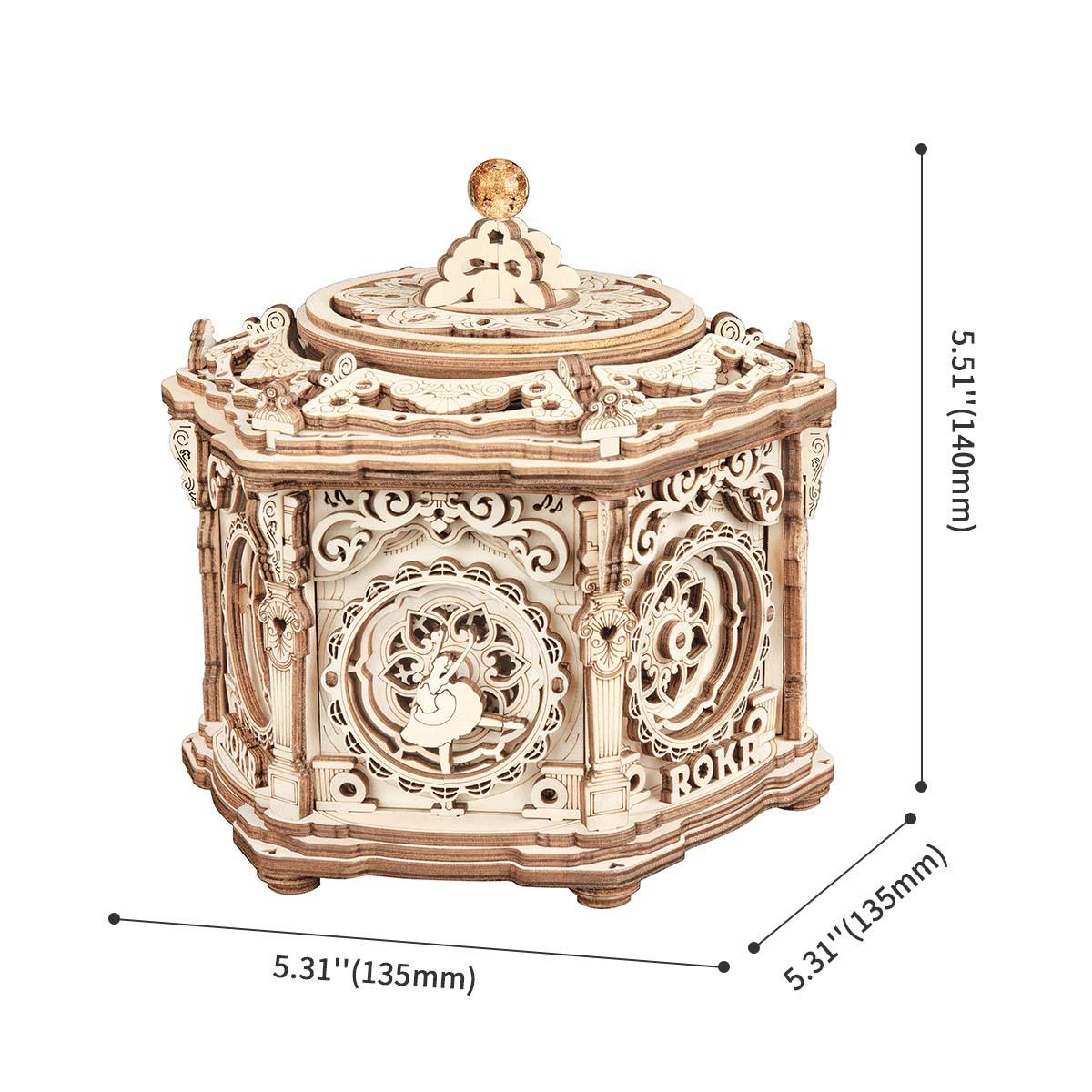 Mystical Clockwork Garden - 3D Wooden Puzzle by Extoril