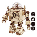 Orpheus Illuminator - Steampunk Music Box with Light - 3D Wooden Puzzle by Extoril