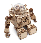 Orpheus Illuminator - Steampunk Music Box with Light - 3D Wooden Puzzle by Extoril