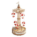 Parachute Tower DIY Music Box 3D Wooden Puzzle - 3D Wooden Puzzle by Extoril