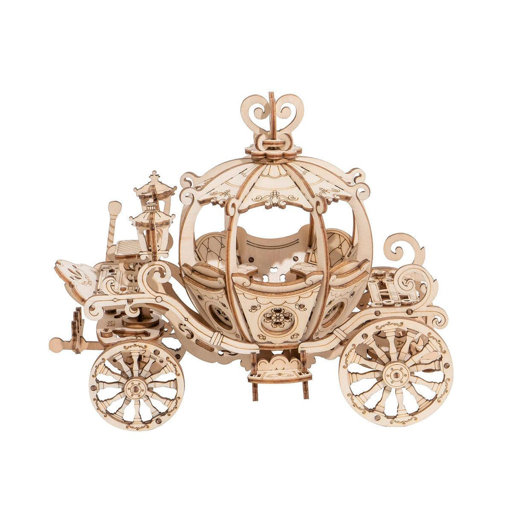 Pumpkin Carriage 3D Wooden Puzzle - 3D Wooden Puzzle by Extoril