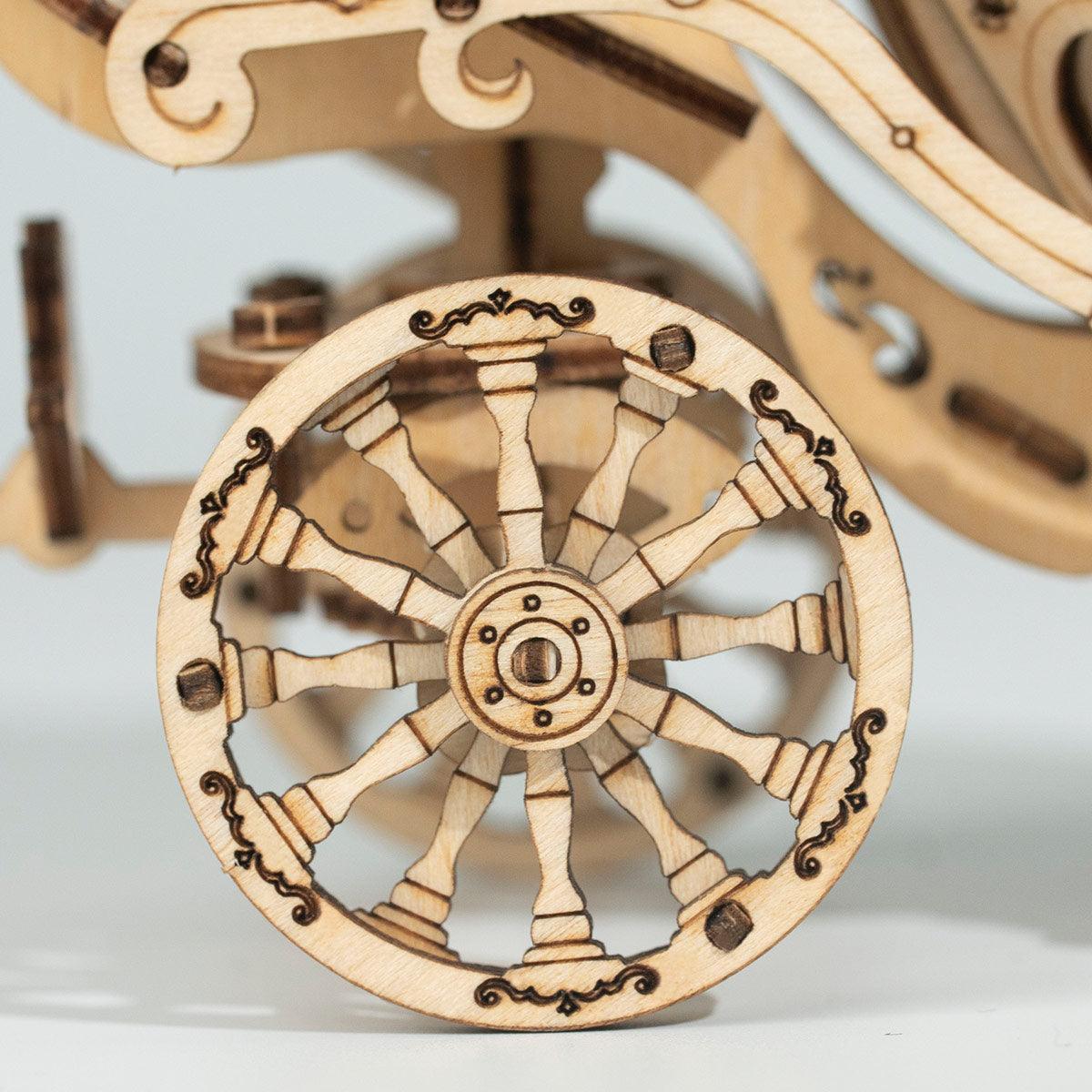 Pumpkin Carriage 3D Wooden Puzzle - 3D Wooden Puzzle by Extoril