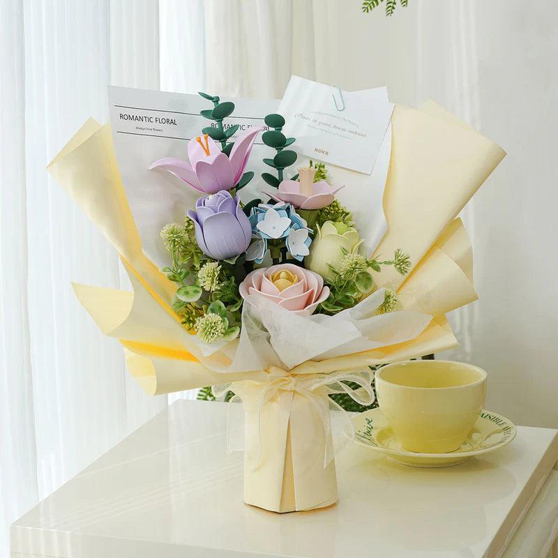 Romantic Floral Bouquet DIY 3D Puzzle - DIY Flower by Extoril
