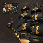 Royal Galleon Warship - 3D Wooden Puzzle - 3D Wooden Puzzle by Extoril