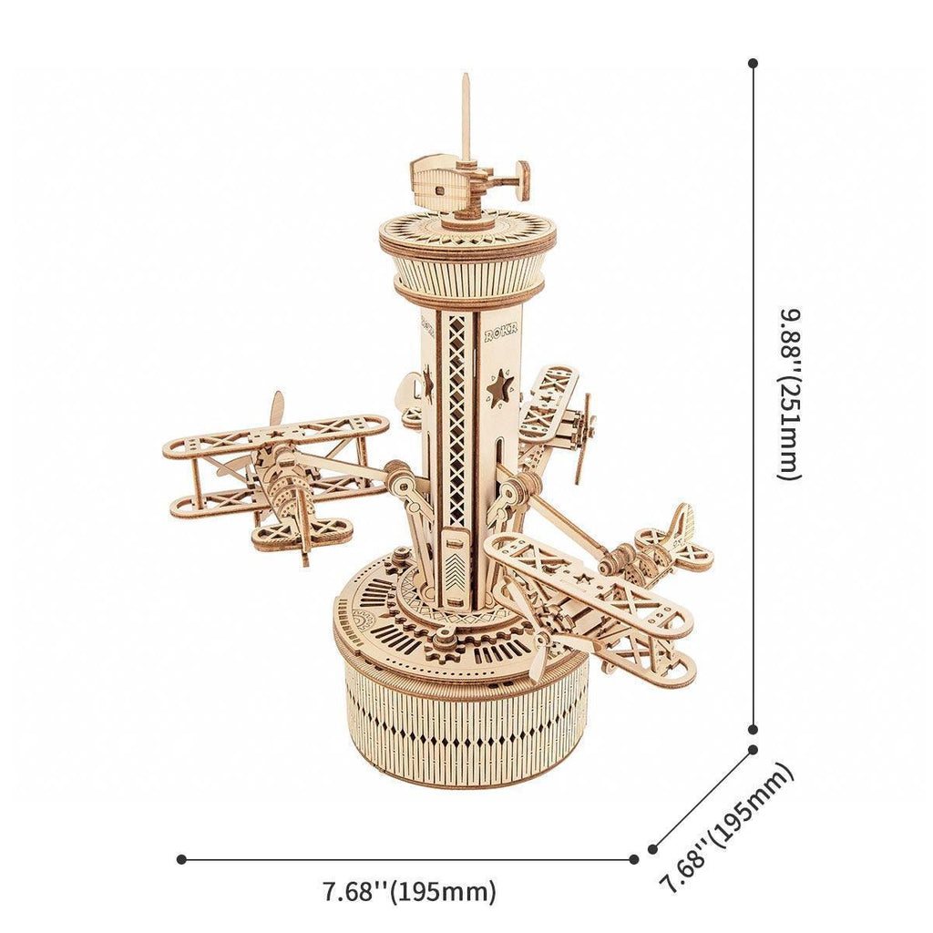 Sky Command Musical Tower - 3D Wooden Puzzle by Extoril