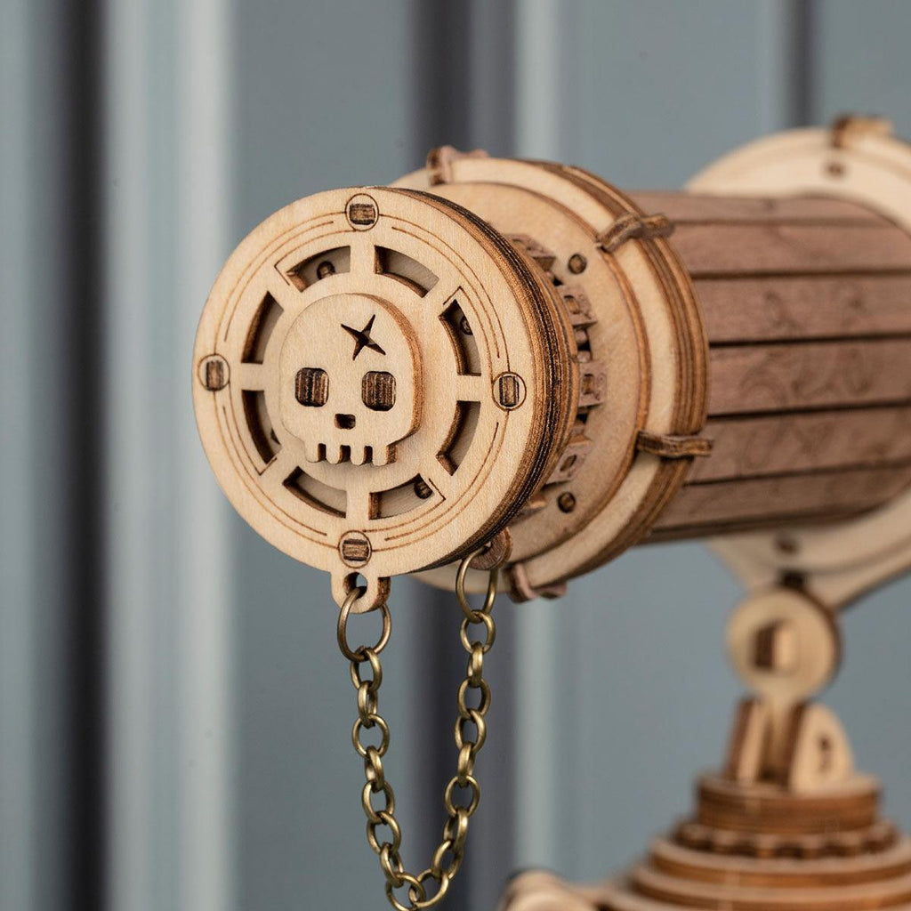Stargazer's Vintage Monocular Telescope - 3D Wooden Puzzle by Extoril