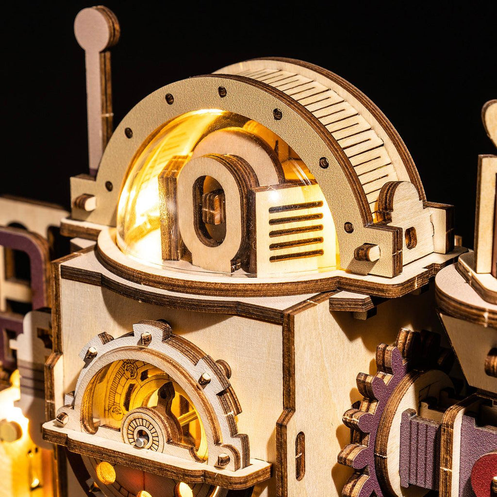 Sweet Factory Marble Run - 3D Wooden Puzzle - 3D Wooden Puzzle by Extoril