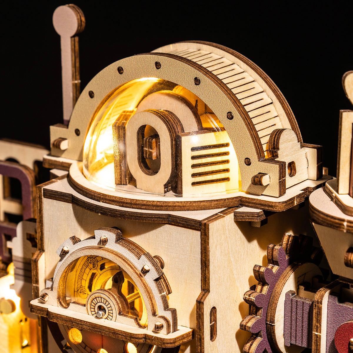 Sweet Factory Marble Run - 3D Wooden Puzzle - 3D Wooden Puzzle by Extoril