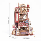 Sweet Factory Marble Run - 3D Wooden Puzzle - 3D Wooden Puzzle by Extoril