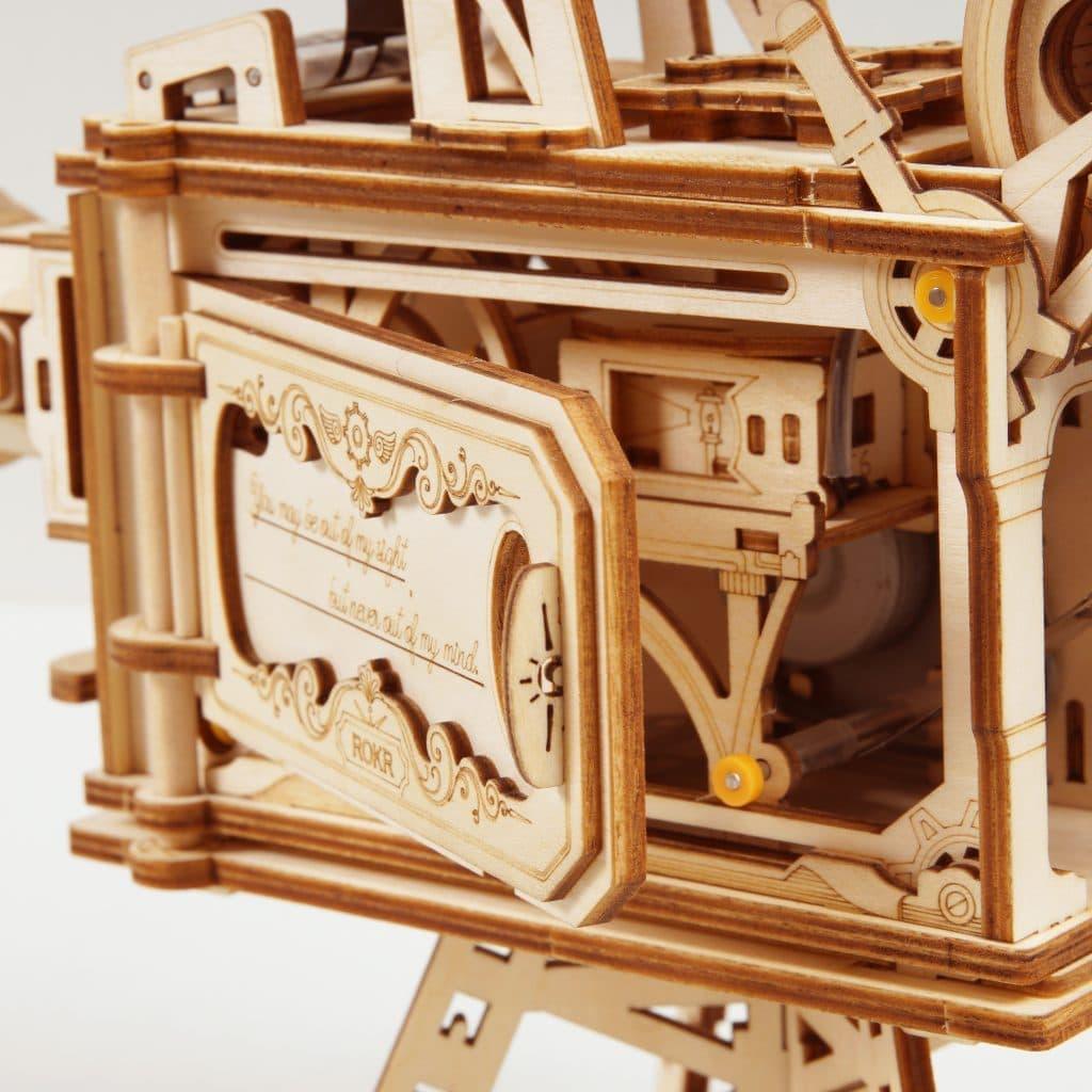 Vintage Vitascope - DIY Wooden Movie Projector - 3D Wooden Puzzle by Extoril
