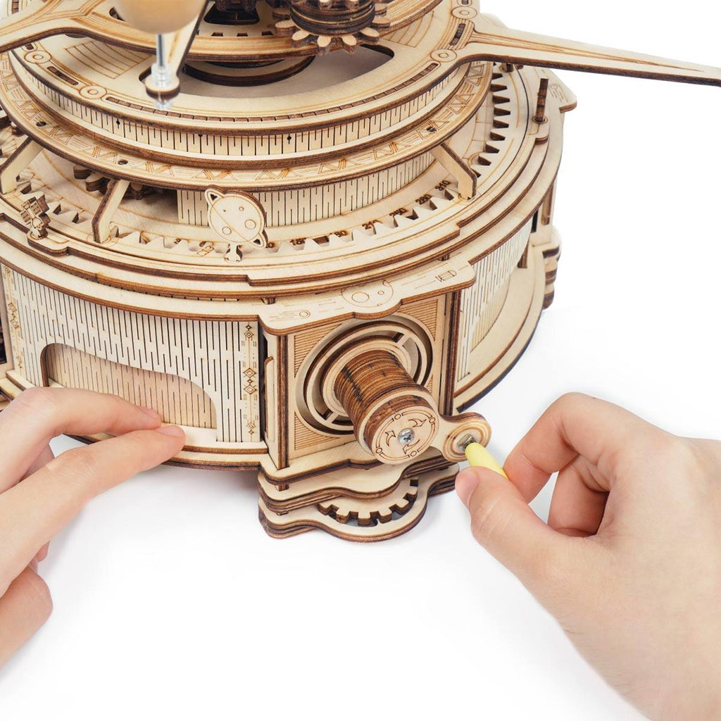 Celestial Explorer Mechanical Orrery - 3D Wooden Puzzle by Extoril