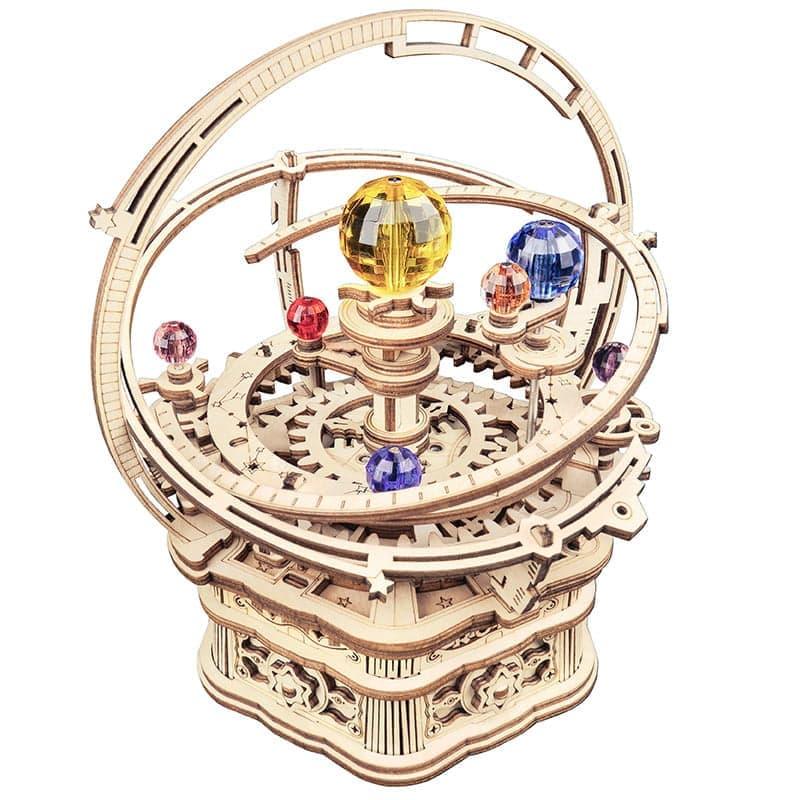 Celestial Explorer Mechanical Orrery - 3D Wooden Puzzle by Extoril