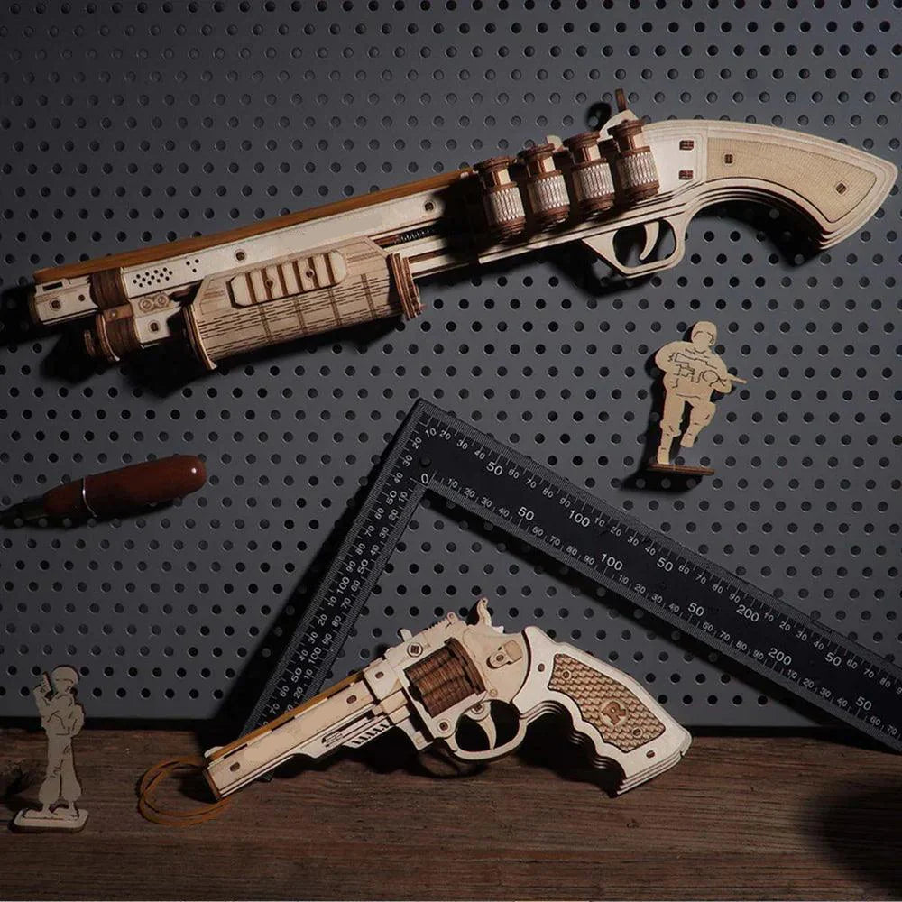 Legendary Wooden Toy Guns Collection - 3D Wooden Puzzle - 3D Wooden Puzzle by Extoril