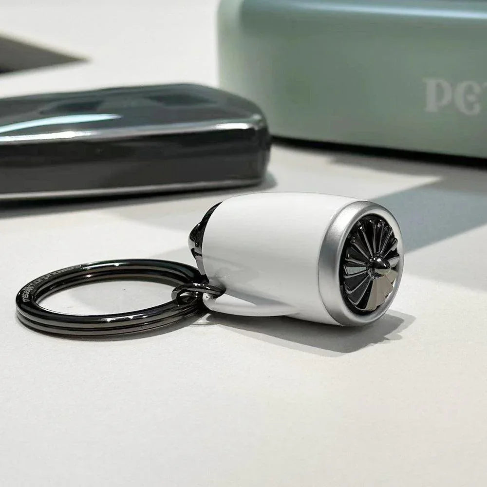 Aircraft Turbofan Jet Engine Keychain - Gadget by Extoril