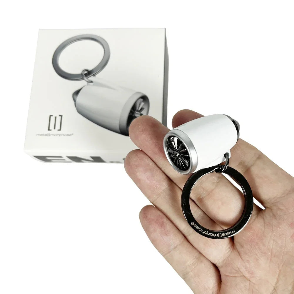 Aircraft Turbofan Jet Engine Keychain - Gadget by Extoril