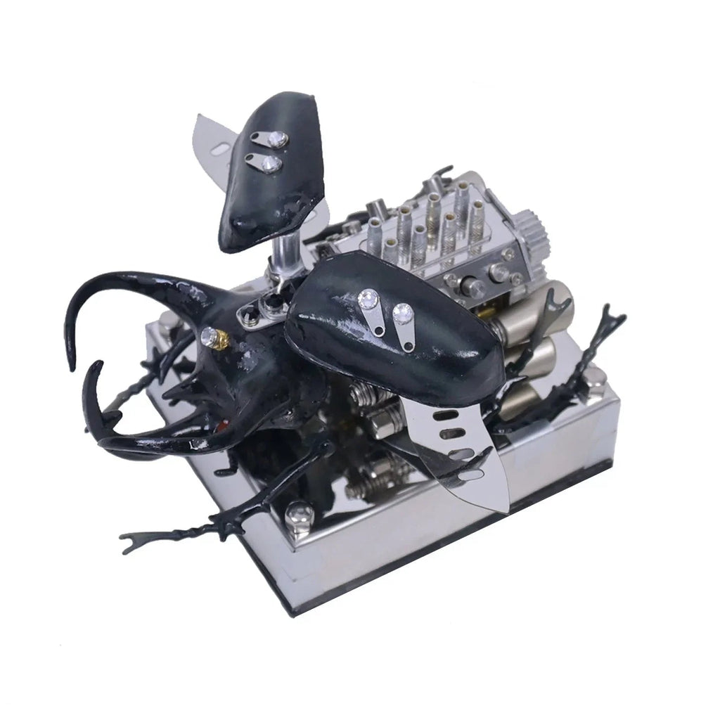 DIY V8 Engine Model Kit - Premium Metal Mechanical Beetle - home decor by Extoril