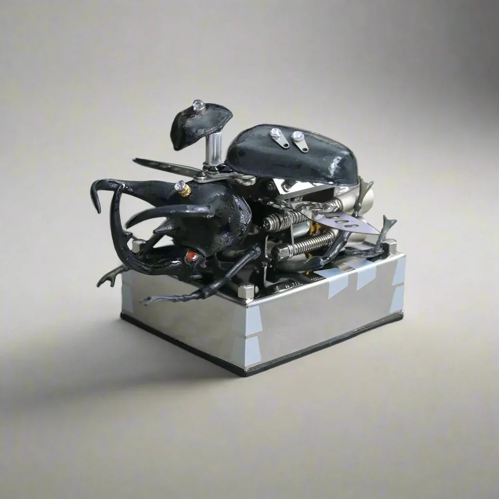 DIY V8 Engine Model Kit - Premium Metal Mechanical Beetle - home decor by Extoril