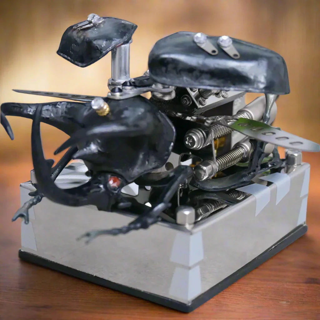 DIY V8 Engine Model Kit - Premium Metal Mechanical Beetle - home decor by Extoril