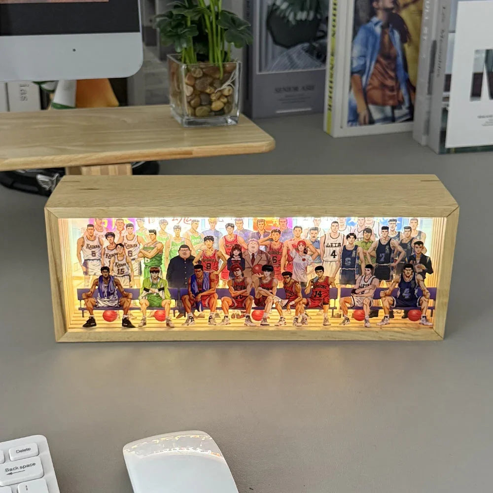 Anime Legends Acrylic Family Photo (LED Light) - home decor by Extoril