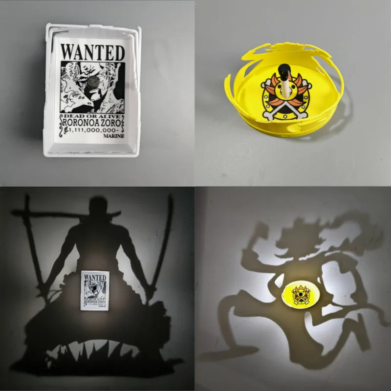 Anime Shadow Light Projection Wall Lamp - home decor by Extoril