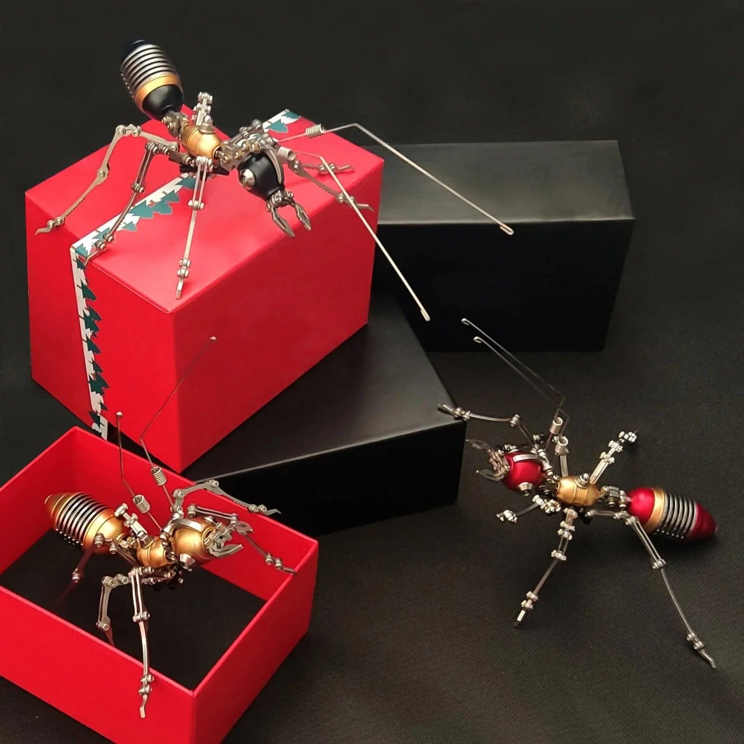 Mechanical Marvel Ant 3D Metal Puzzle Assembly Model Diy Kit - 3d metal puzzle by Extoril
