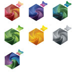 Hypnotic Fractal Fidget Hexagon - Gadget by Extoril