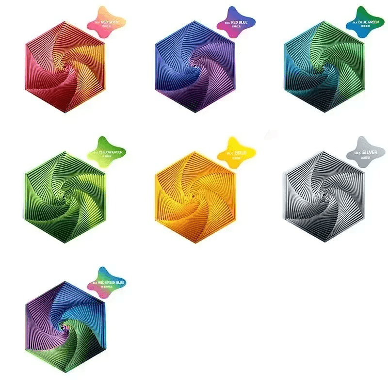 Hypnotic Fractal Fidget Hexagon - Gadget by Extoril