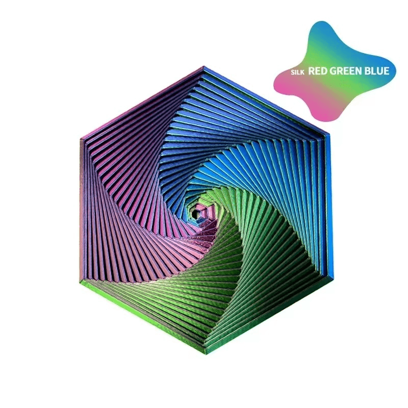 Hypnotic Fractal Fidget Hexagon - Gadget by Extoril
