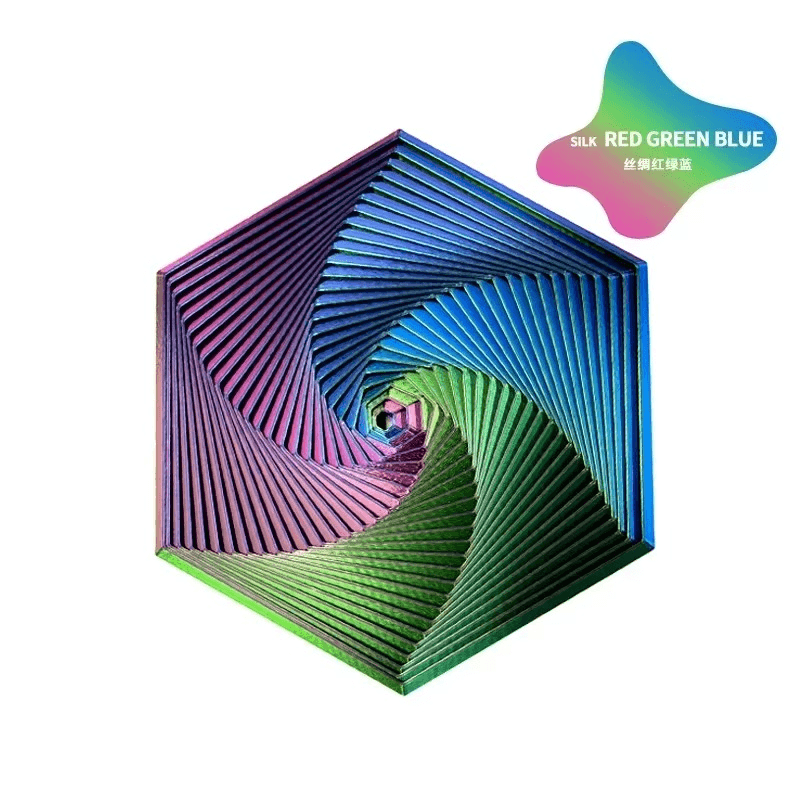 Hypnotic Fractal Fidget Hexagon - Gadget by Extoril