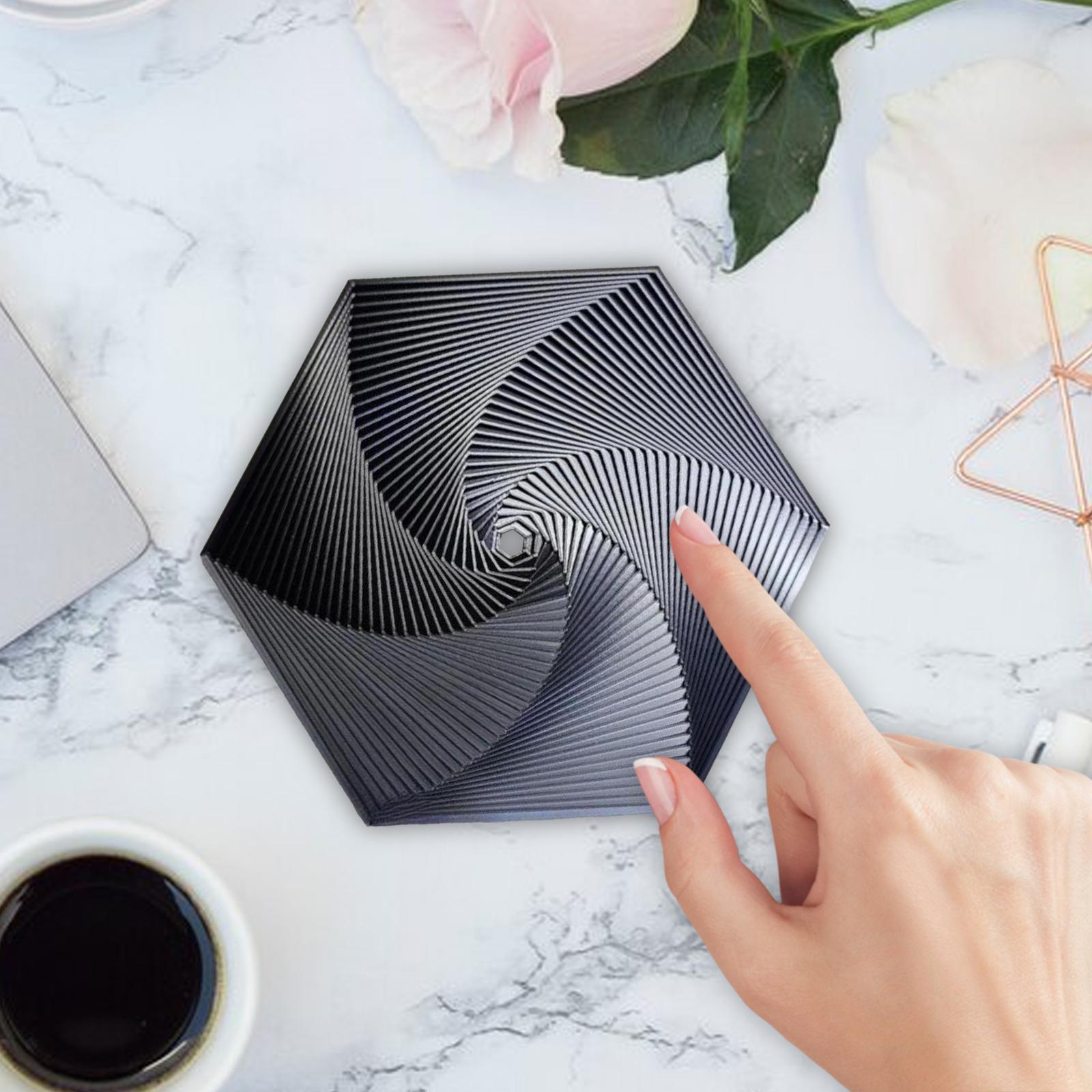 Hypnotic Fractal Fidget Hexagon - Gadget by Extoril