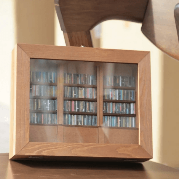Original Anxiety Bookshelf with 260 Mini Books - DIY Booknooks by Extoril