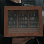 Original Anxiety Bookshelf with 260 Mini Books - DIY Booknooks by Extoril