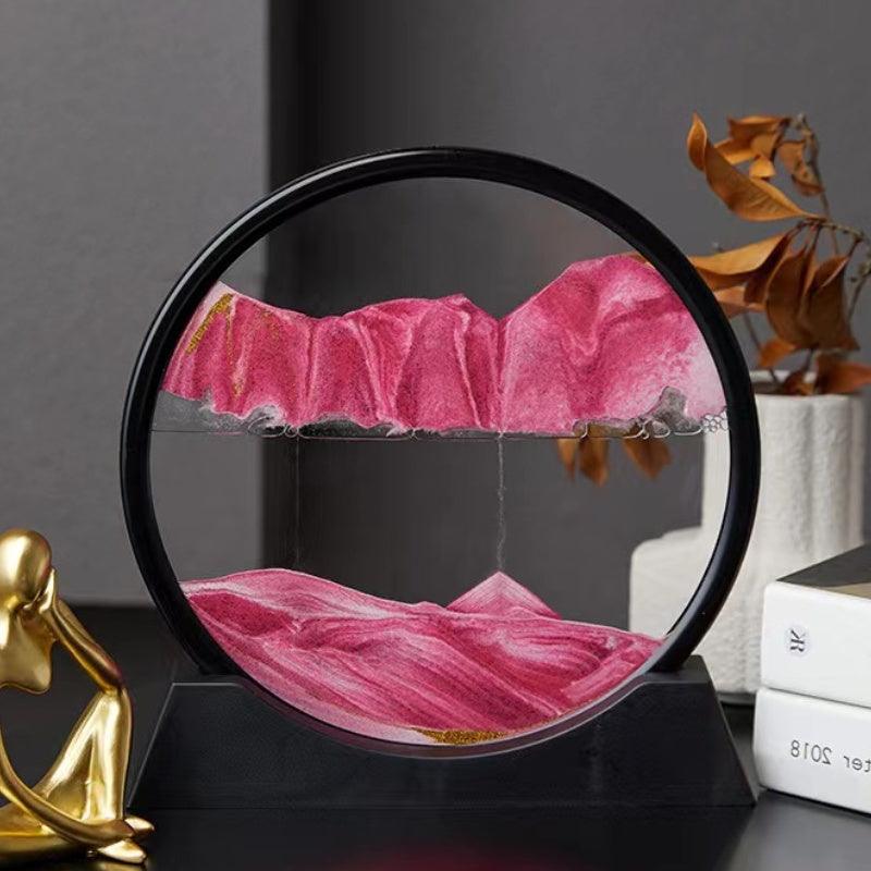Tranquility Flow - 3D Rotating Sand Art - home decor by Extoril