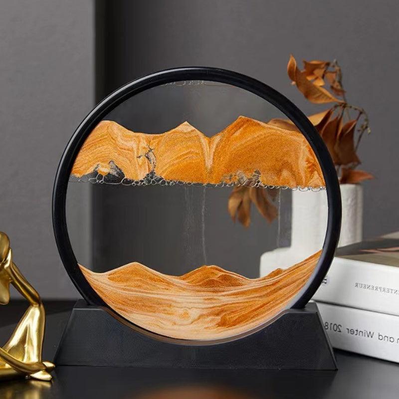 Tranquility Flow - 3D Rotating Sand Art - home decor by Extoril