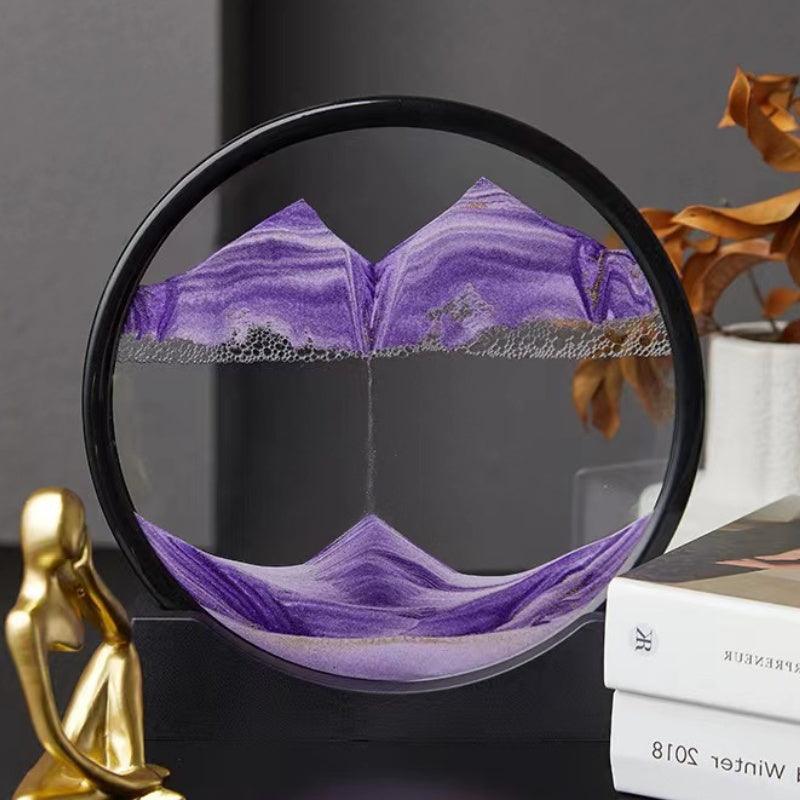 Tranquility Flow - 3D Rotating Sand Art - home decor by Extoril