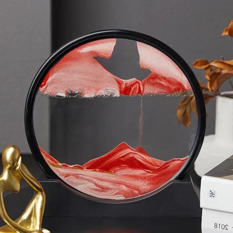 Tranquility Flow - 3D Rotating Sand Art - home decor by Extoril