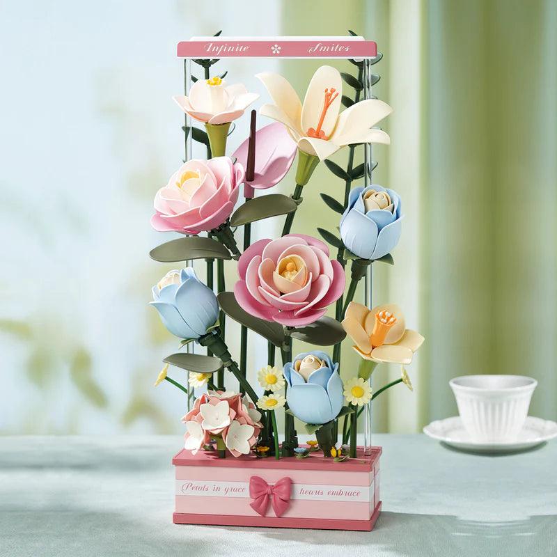 Botanical Motion Theater - A Living Blooming Bouquet Puzzle - DIY Flower by Extoril