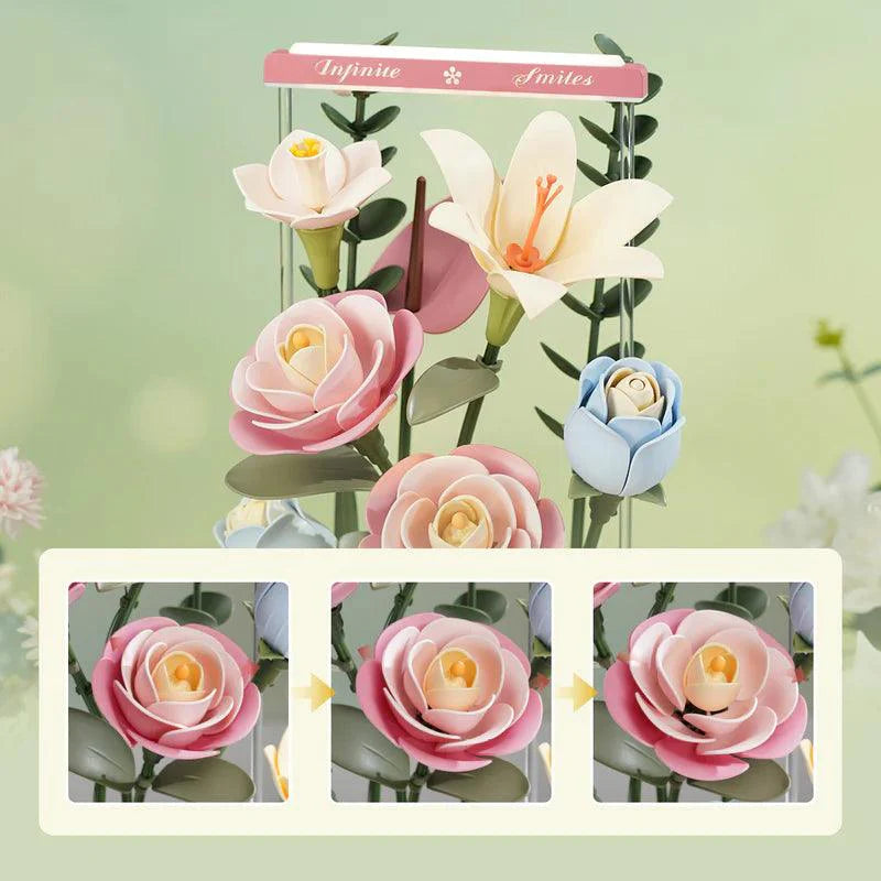 Botanical Motion Theater - A Living Blooming Bouquet Puzzle - DIY Flower by Extoril