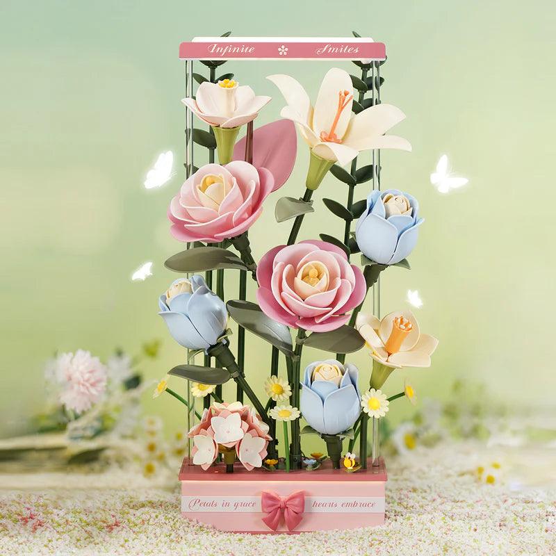 Botanical Motion Theater - A Living Blooming Bouquet Puzzle - DIY Flower by Extoril