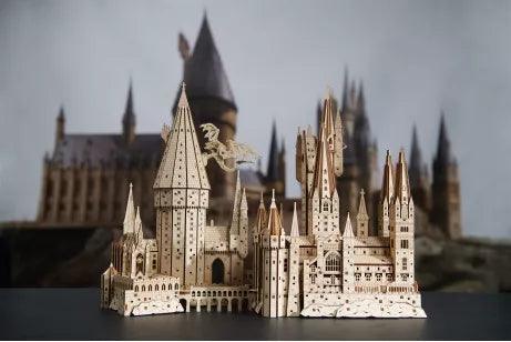 Hogwarts Magical Castle 3D Wooden Puzzle Kit - 3D Wooden Puzzle by Extoril
