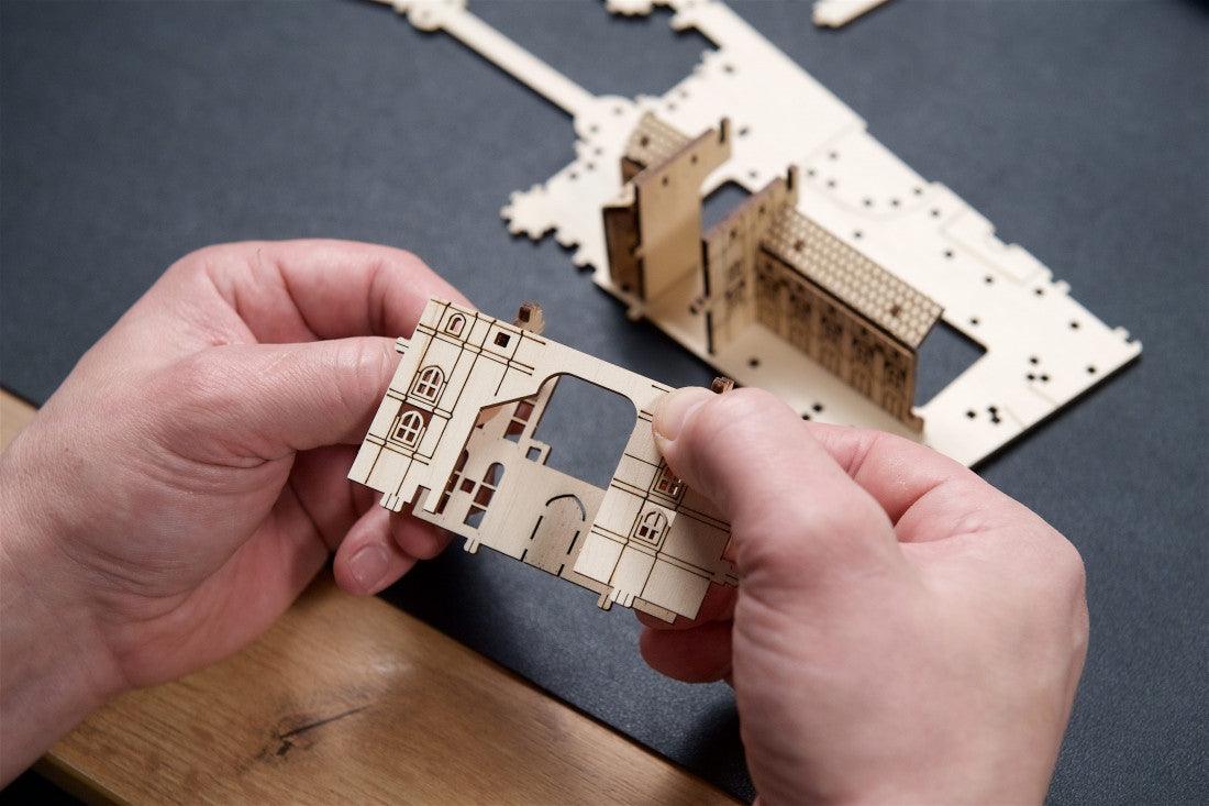 Hogwarts Magical Castle 3D Wooden Puzzle Kit - 3D Wooden Puzzle by Extoril