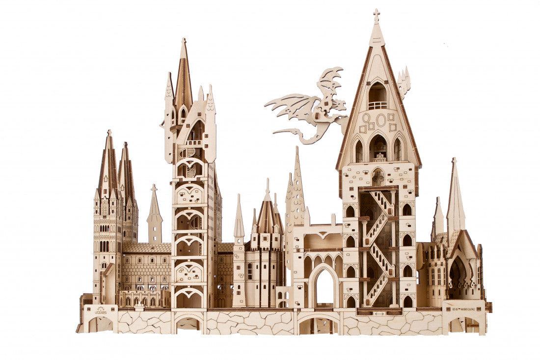 Hogwarts Magical Castle 3D Wooden Puzzle Kit - 3D Wooden Puzzle by Extoril