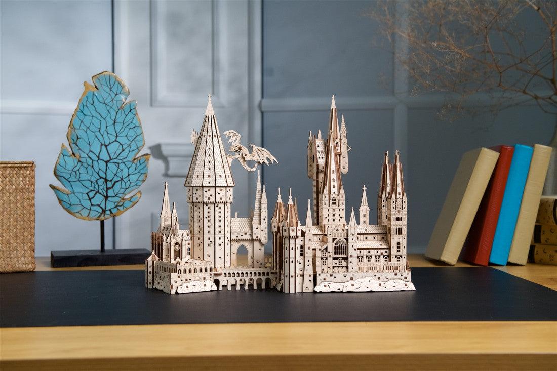 Hogwarts Magical Castle 3D Wooden Puzzle Kit - 3D Wooden Puzzle by Extoril