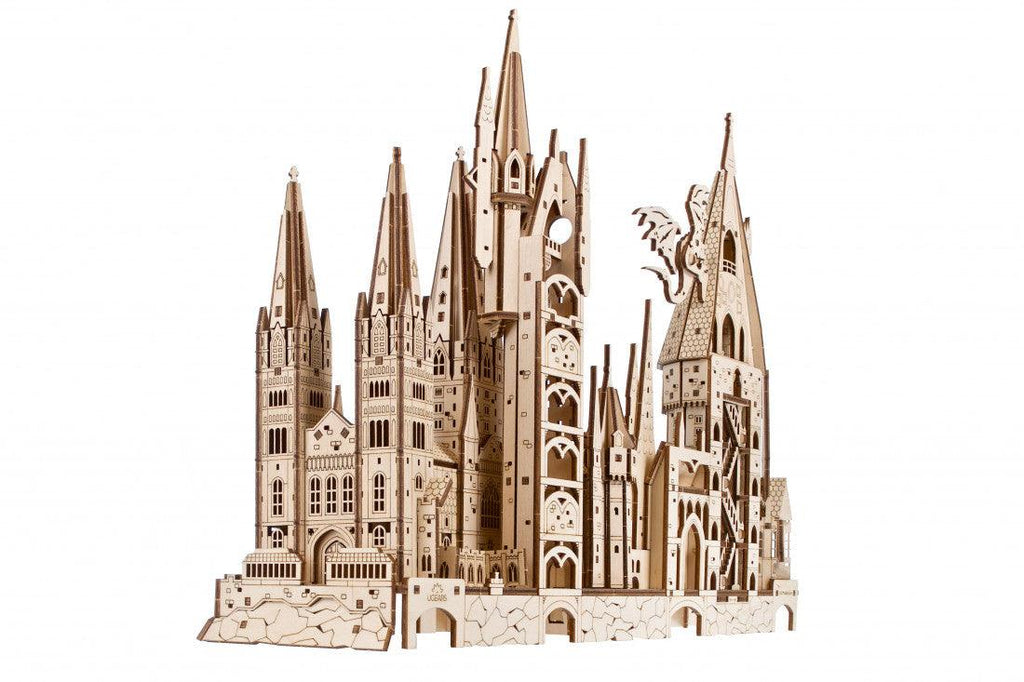 Hogwarts Magical Castle 3D Wooden Puzzle Kit - 3D Wooden Puzzle by Extoril